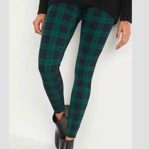 Old Navy Pixie High Rise Plaid Skinny